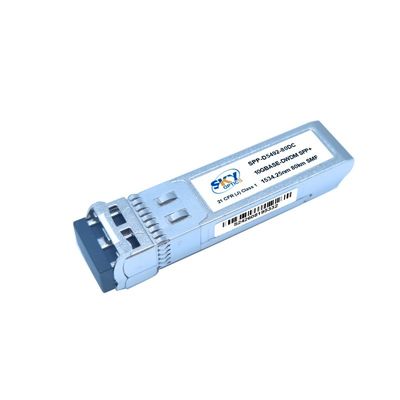 Single Mode LC Interface 10G SFP+ DWDM 80km Transceivers For Telecommunication