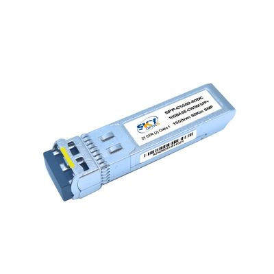 CWDM Cooled EML Laser SFP+ Optical Module 10G  Up To 80km Distance