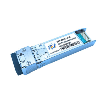 10G SFP+ BIDI 80KM Tx1550nm Rx1490nm Simplex LC Optical Interface Module