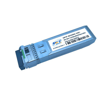 Tx1270nm Rx1330nm 10km SFP+ Optical Module Transceiver MSA Compliant 10Gb/S Data Rate