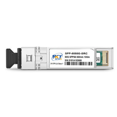 SFP56 SR 50G Fiber Optical Transceiver With PAM4 Modulation Format 850nm Wavelength