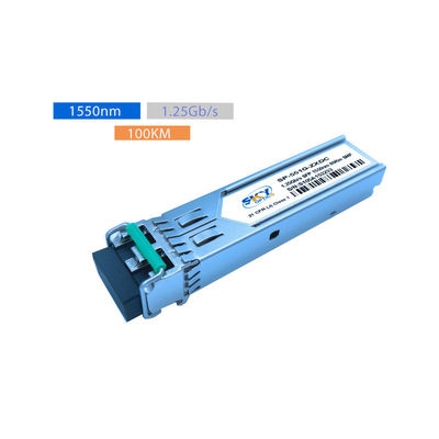 1.25G 100km Single Fiber SFP Transceiver 1000Base-EZX 1550nm Gigabit SFP Module