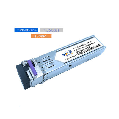 100km 1.25Gbs SFP BIDI Transceiver Module For Your Networking Requirements