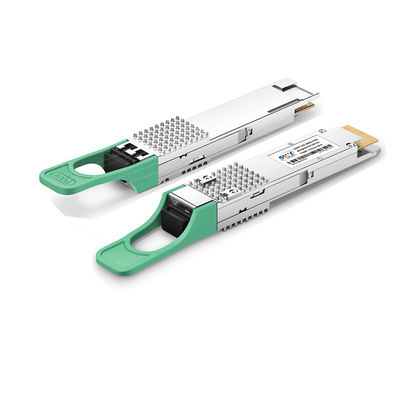 SMF Fiber Type 400G Optical Module FR4 QSFP-DD Optical Transceiver 2KM Hot Pluggable