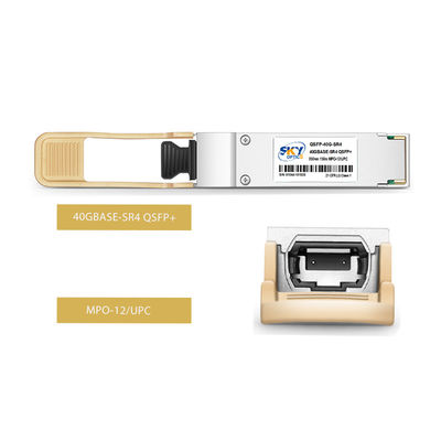 100m OM3 150m OM4 40G Optical Transceiver Module 850nm Wavelength Compliant IEEE802.3ba
