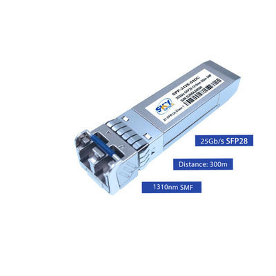 25G SFP28 Optical Transceiver Module 1310nm 300m Single Mode LC Connector