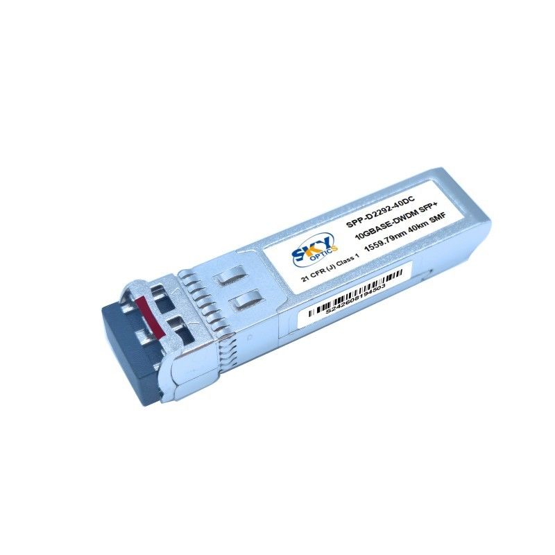 10Gbs DWDM SFP+ Transceivers 40KM Single Mode Optical Transceiver LC Interface Type