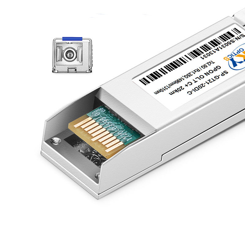 High Speed Fiber Optic Communication GPON OLT Optical Transceiver Complies SC / UPC Connector