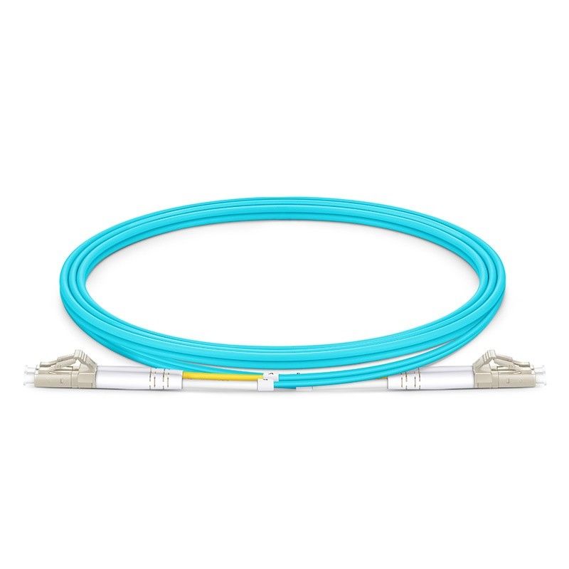 Multimode LC To LC Fiber Patch Cables With LSZH Jacket Material And 8 Cable Strands