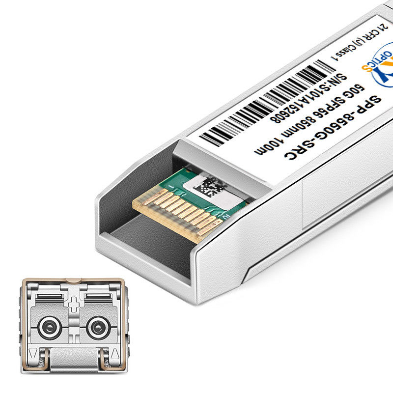 50GBASE-SR SFP56 50G Transceiver  Supported DDM / DOM With Duplex LC Connector