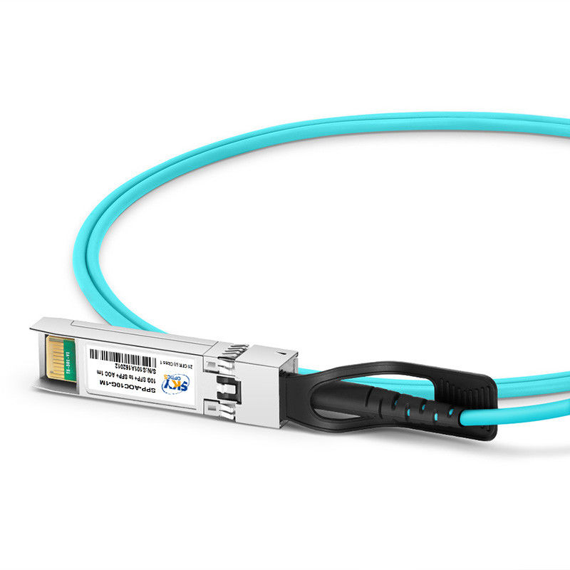10G SFP+ AOC Active Optical Cables For Data Center Application RoHS CE FCC Standards