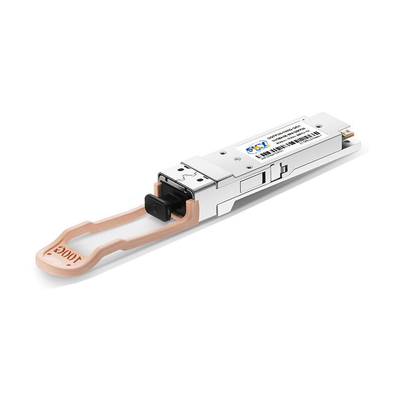 Multi Mode Fiber Type QSFP28 100Gbase SR4 Optic Transceiver 100Gbs With MPO Connector