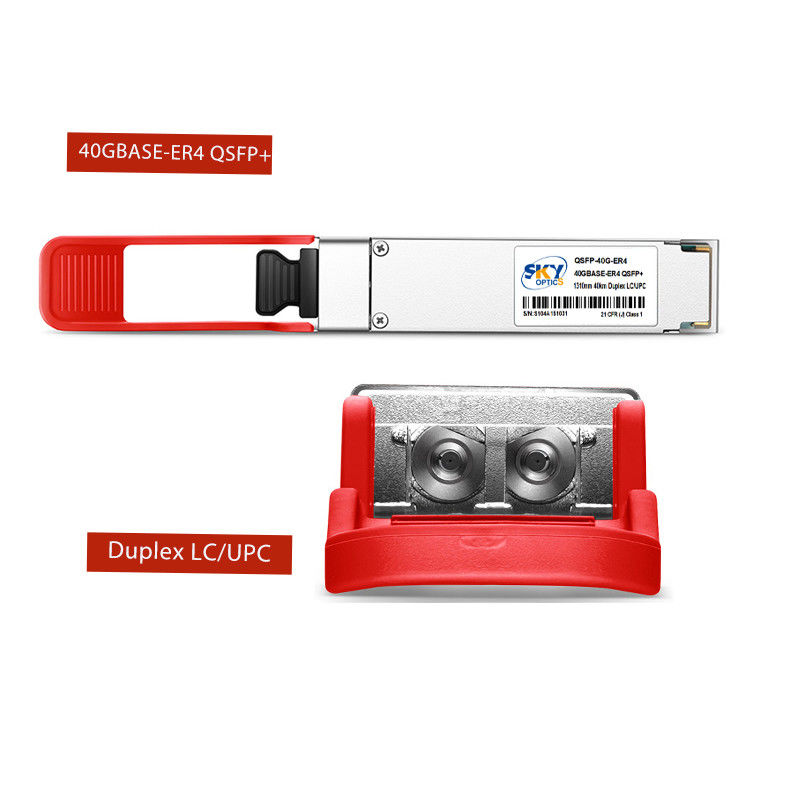 1310nm Wavelength 40G QSFP+ Optical Module For 40km Distance DDM / DOM Monitoring