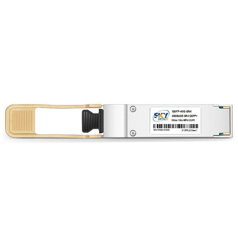 Short Range 40G Optical Module 850nm Data Rate 40Gbps 10.3125Gb/s Data Rate Per Channel
