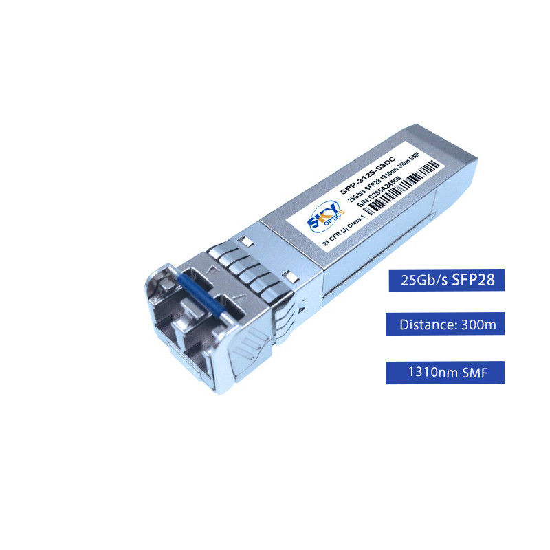 1310nm 25G SFP28 Optical Module 10km With LC Connector For Singlemode Fiber